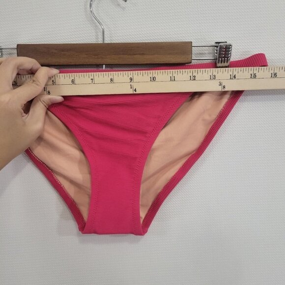 NEW J. Crew Hot Pink Swim Bottom size Medium - Picture 6 of 11